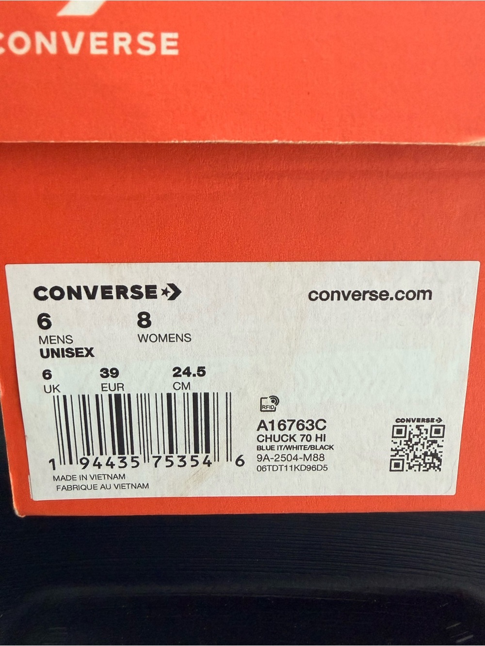 Converse Chuck 70 high tops embroidered flowers - Picture 5 of 7